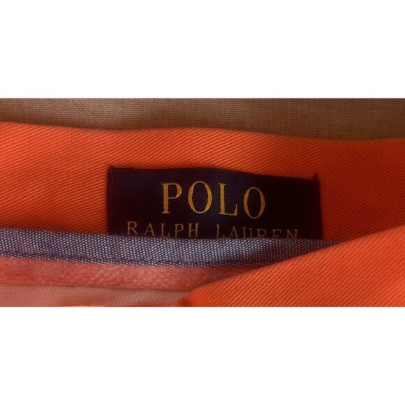EUC Polo Ralph Lauren Men's Orange Classic Fit 9" Inseam Shorts Size 33 - Picture 5 of 7